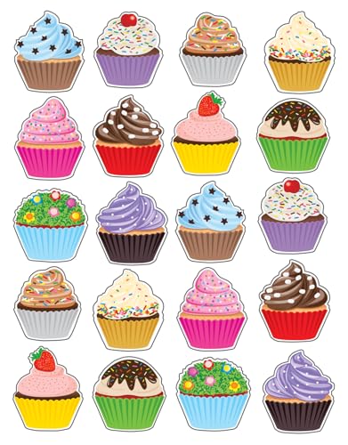 Teacher Created Resources Cupcakes Stickers (TCR7094)