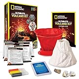 NATIONAL GEOGRAPHIC Ultimate Volcano Kit – Erupting Volcano Science Kit for Kids, 3X More Eruptions, Pop Crystals Create Exciting Sounds, STEM Science & Educational Toys (Amazon Exclusive)