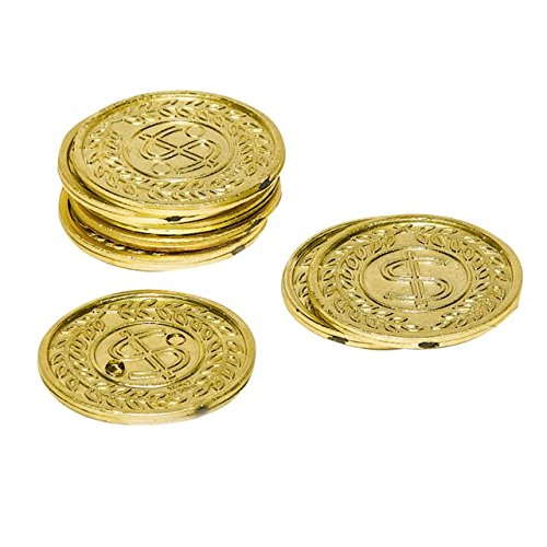 Amscan Novelty Plastic Gold Coins Value Pack - 400 Ct.