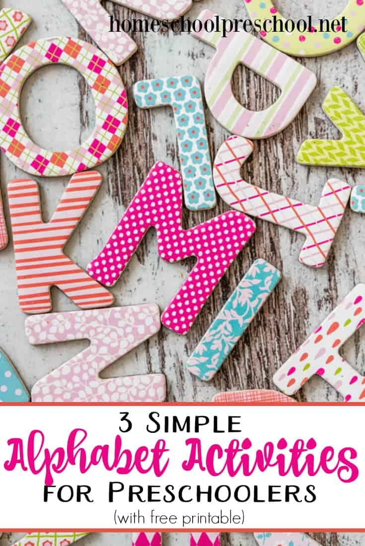 Simple Alphabet Activities