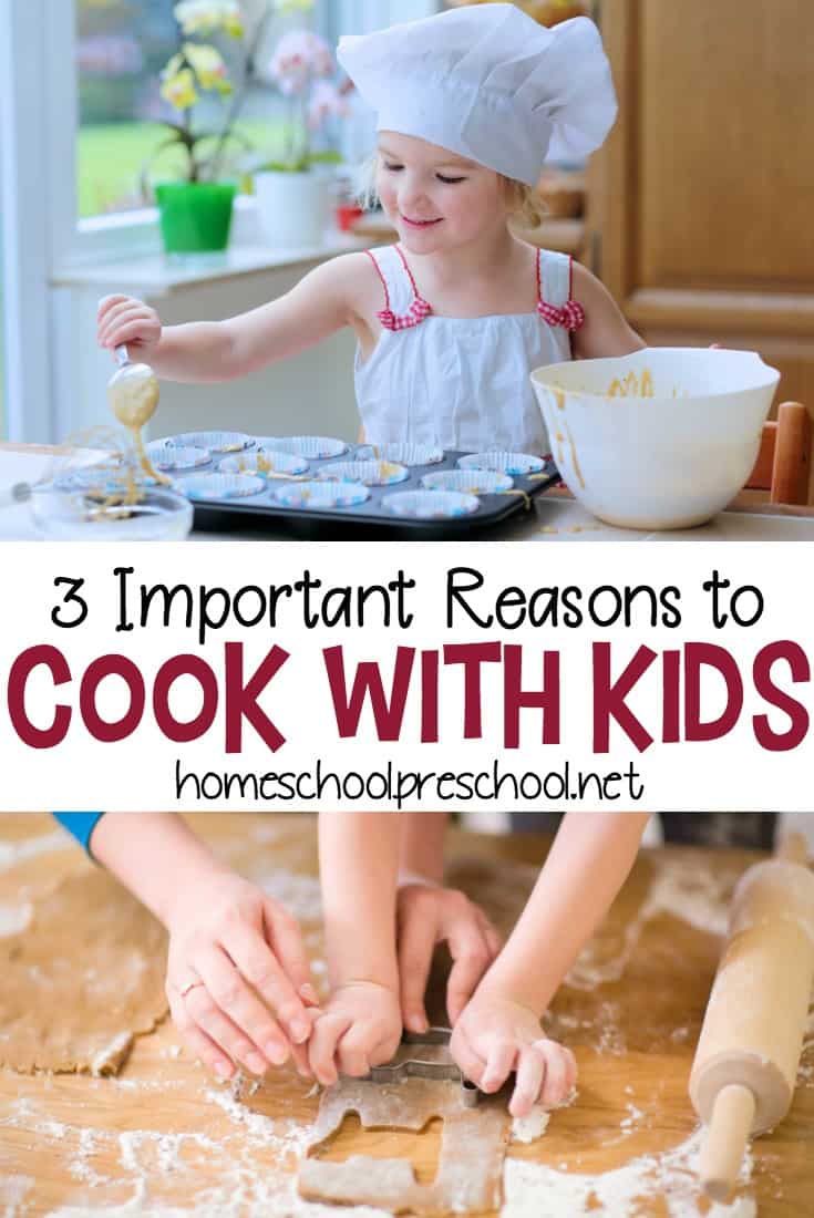 Discover three fabulous reasons cooking with kids is important. From learning important life skills to important health benefits, don't pass up this important learning opportunity.