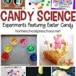 Engage your little ones with these amazing Easter candy science experiments! These activities feature Peeps, Skittles, jelly beans, and more!