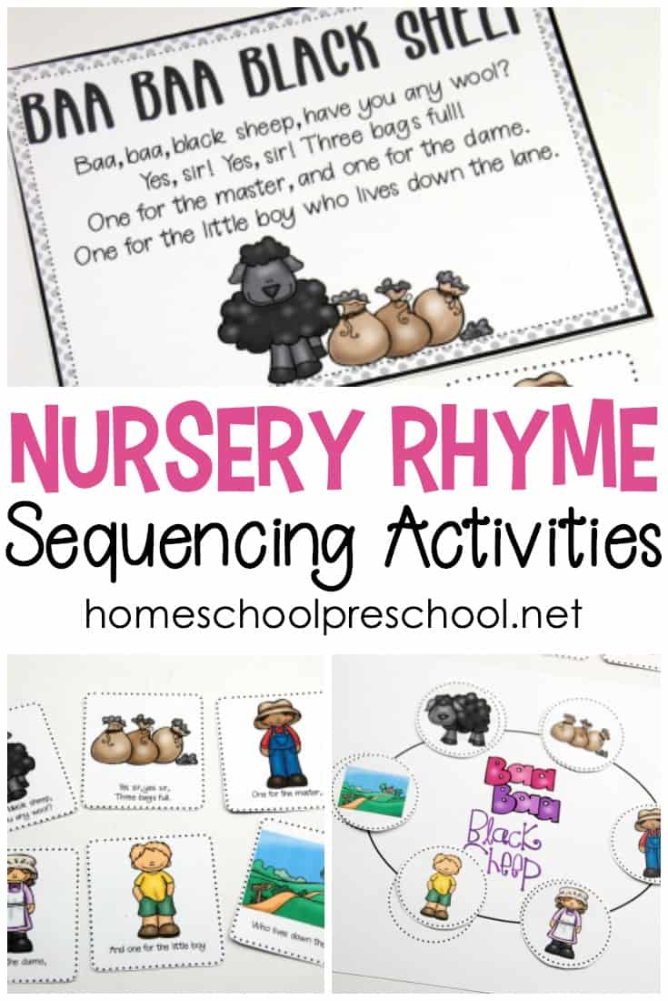 Don't miss these free printable nursery rhyme sequencing cards is perfect for preschool and kindergarten kids. Set includes posters, sequencing cards, and more!