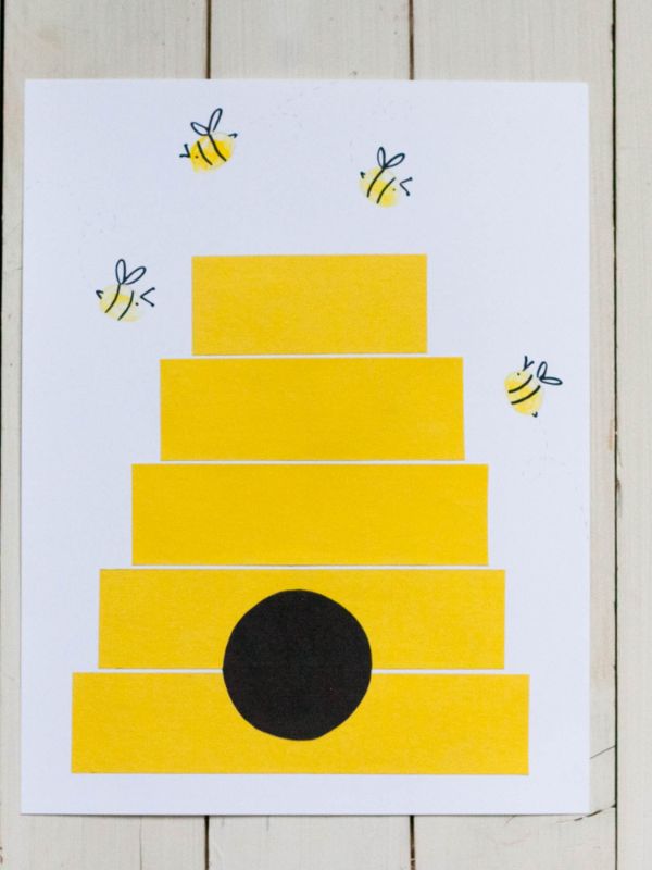 Beehive Craft for Preschoolers