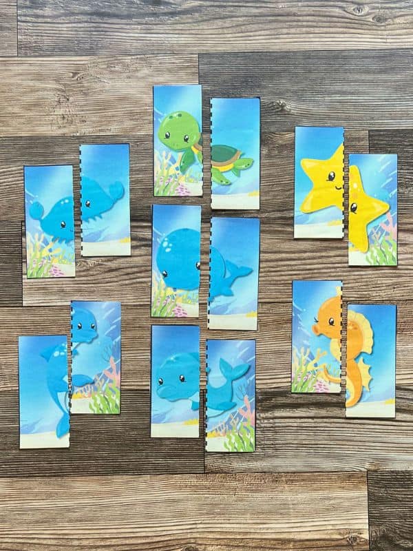 Ocean Animal Matching Game