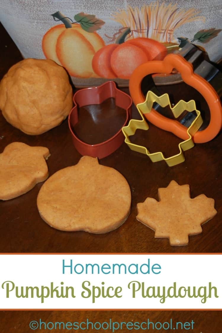 Homemade Pumpkin Spice Playdough