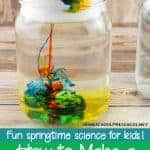 Making a rain cloud in a jar is a great way to explore weather with your preschoolers and young learners. They'll see up close how clouds make rain.