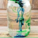 Spring Science for Kids: Make a rain cloud in a jar so kids can see up close how clouds make rain.