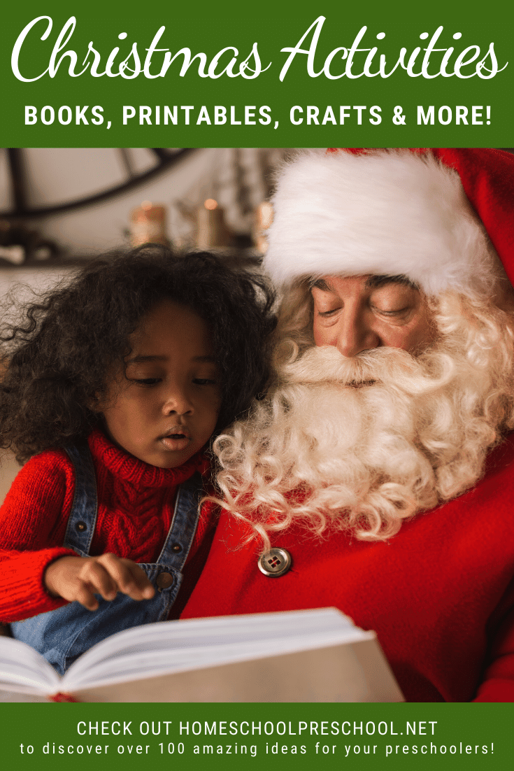 These Christmas activities for preschoolers will inspire and entertain your little ones all season long. Crafts and hands-on activities galore!