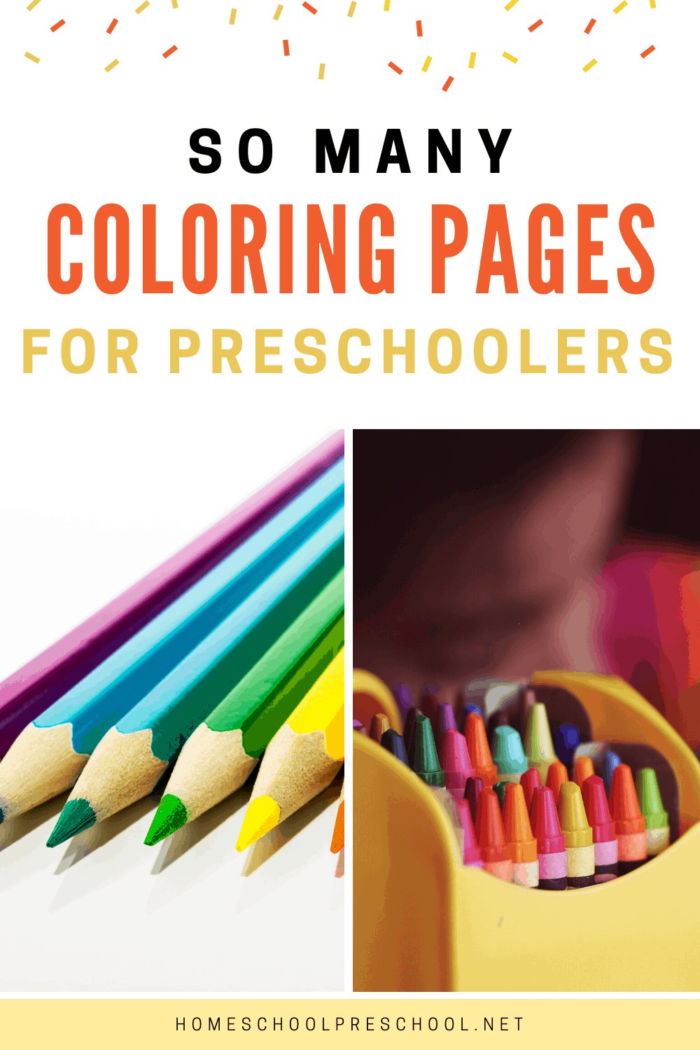 These Preschool Coloring Pages are the perfect addition to your preschool unit studies or quiet time activities. Don't miss these awesome free printables! 