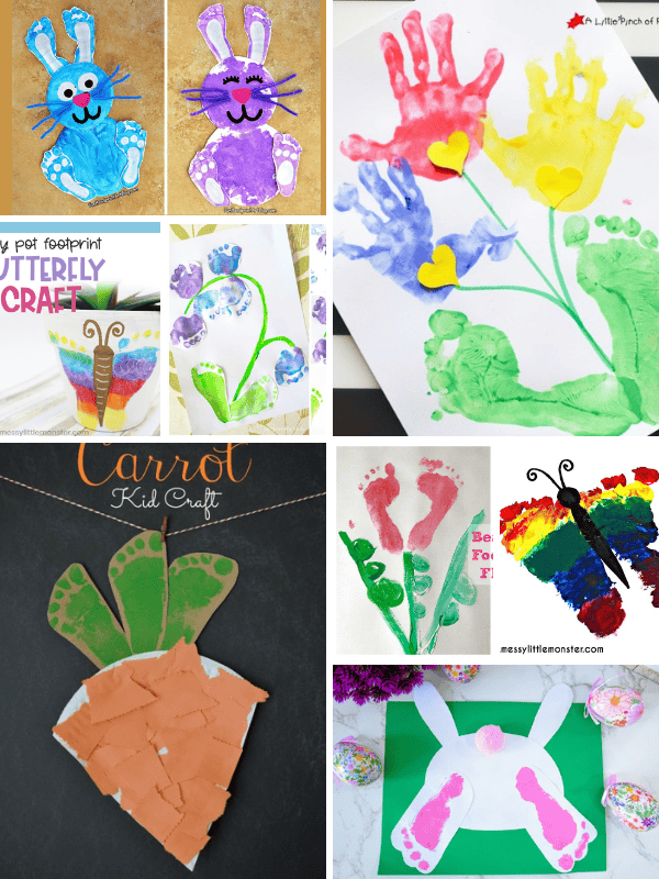 Spring Footprint Crafts