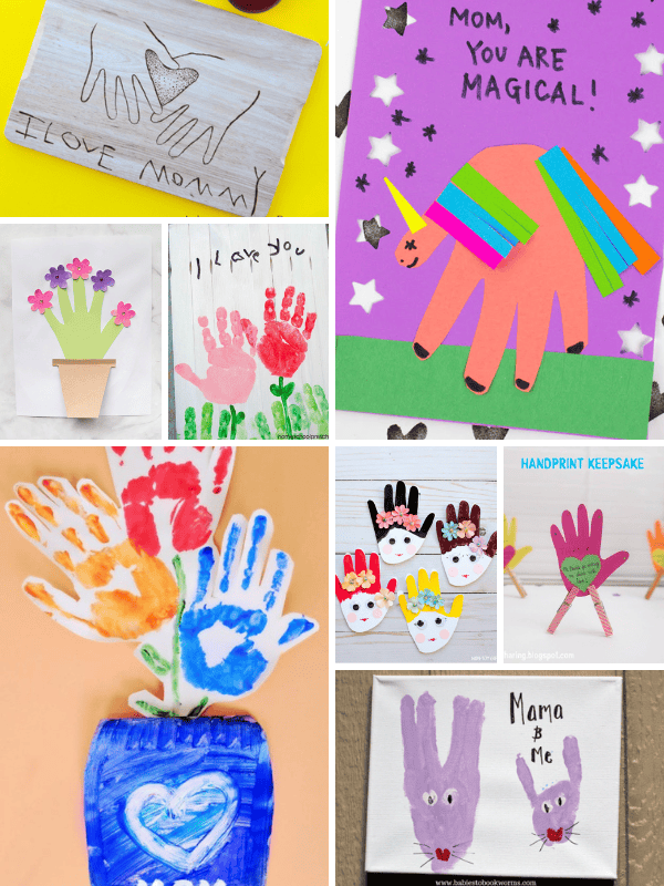 Mother’s Day Handprint Crafts