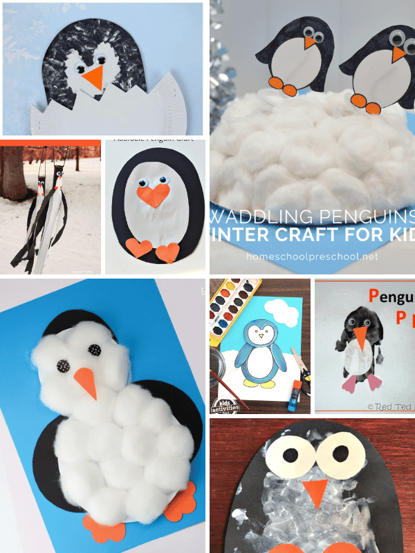 Penguin Crafts for Preschoolers