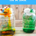 Making a rain cloud in a jar is a great way to explore weather with your preschoolers and young learners. They'll see up close how clouds make rain.