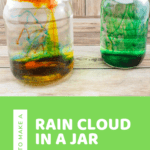 Making a rain cloud in a jar is a great way to explore weather with your preschoolers and young learners. They'll see up close how clouds make rain.