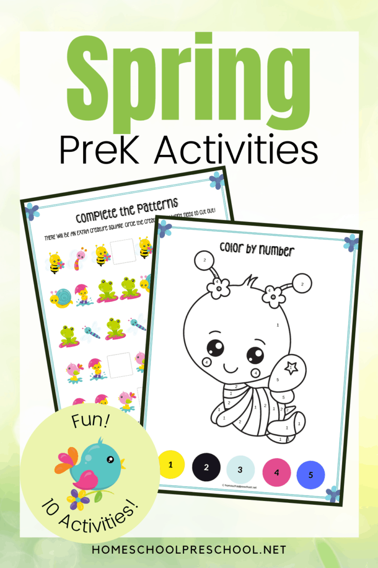 Spring Activities for Preschoolers