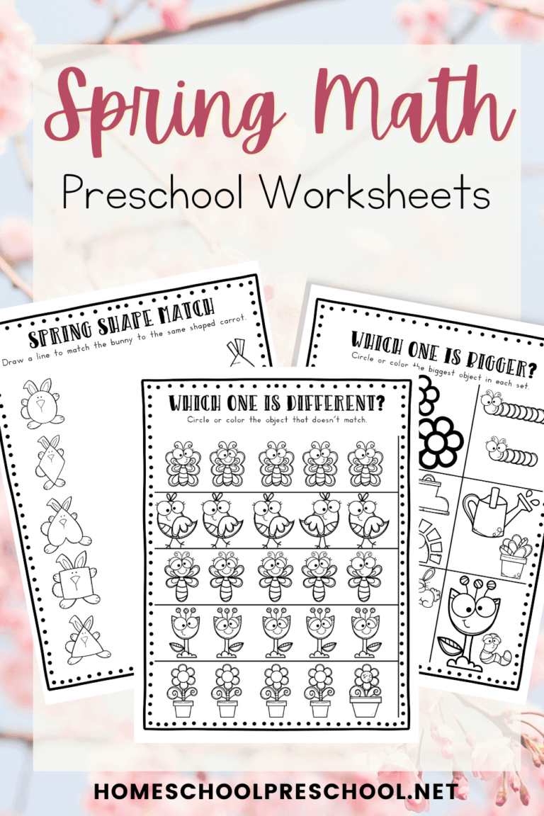 Spring Math Worksheets