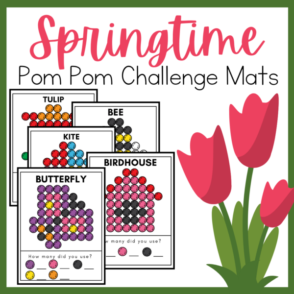 spring pom pom mats