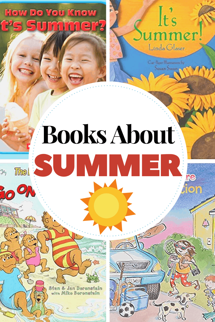 Don't miss these summer books for preschoolers. Kids will love reading or listening to picture books about fireflies, camping, vacation, and more!