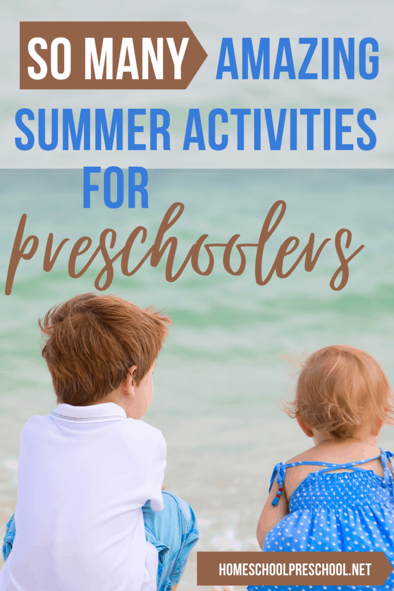 Summer Activities for Preschoolers