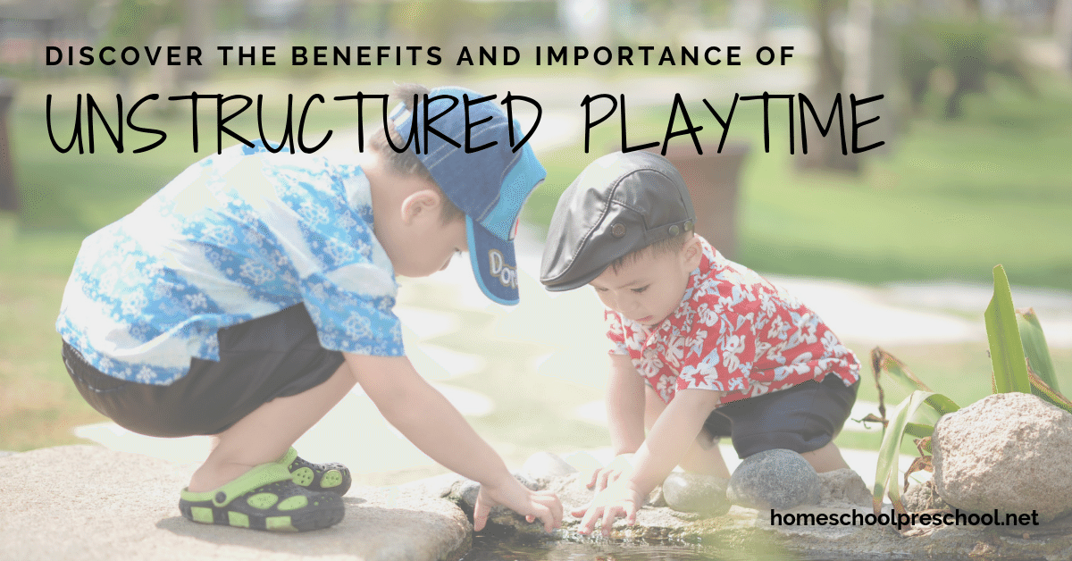 Unstructured play time is important for a child's development. Discover what unstructured play is and the benefits of including it in your child's day.